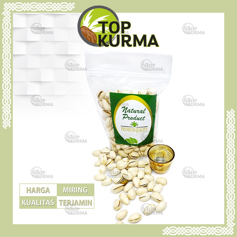 

Kacang Pistachios 1 kg Fustuk Oleh Oleh Haji / Umroh