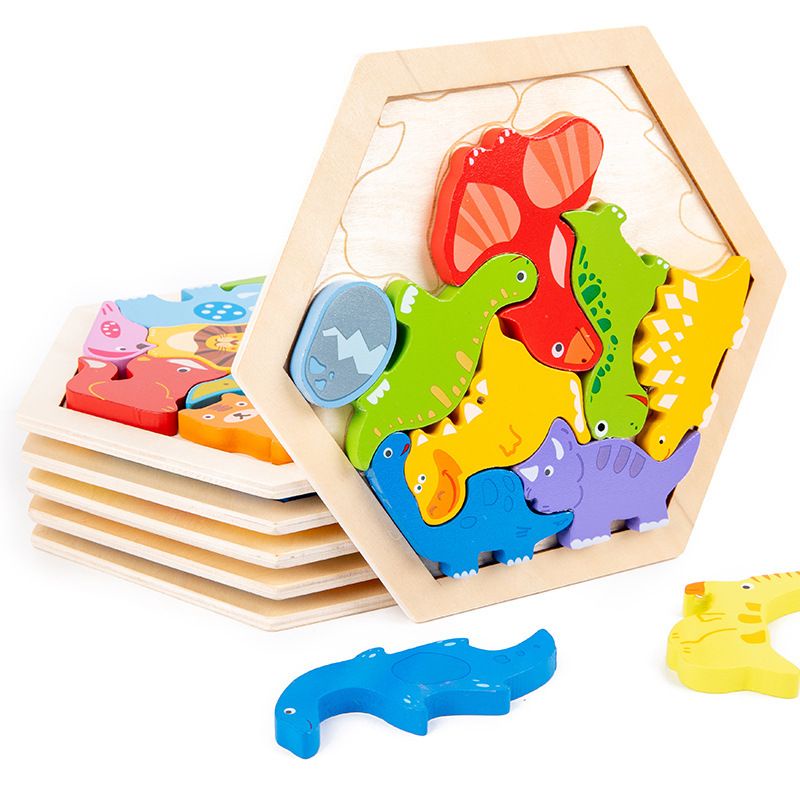 chunky 3D puzzle anak / puzzle kayu anak