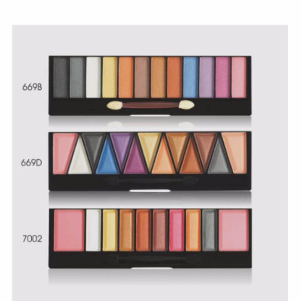 Implora (✔️BPOM) Eyeshadow Pallete + Blush On ( palet eye shadow ) Palette(KIM)