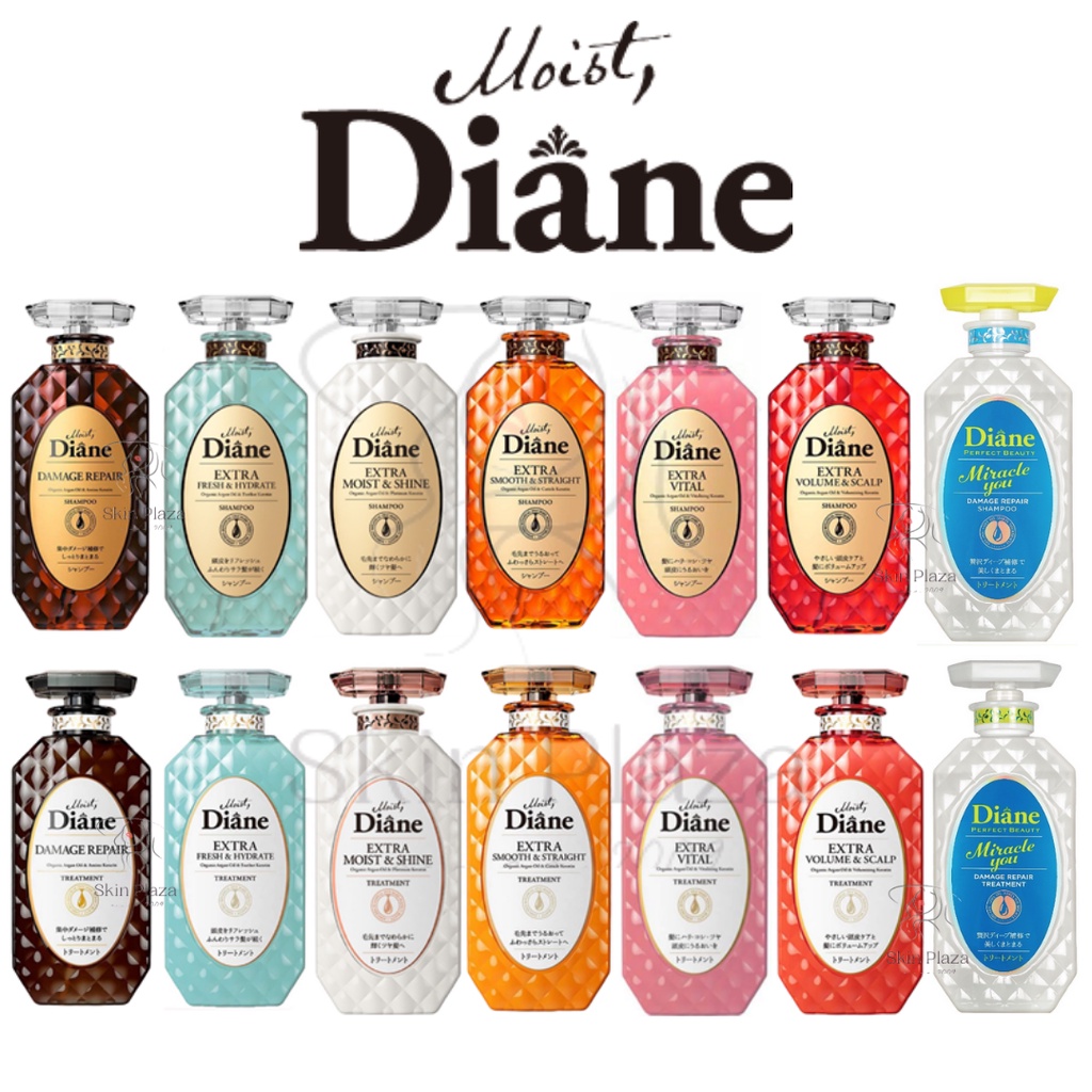 MOIST DIANE Shampoo &amp; Conditioner Treatment Perfect Beauty Extra Miracle You 450ml Pump