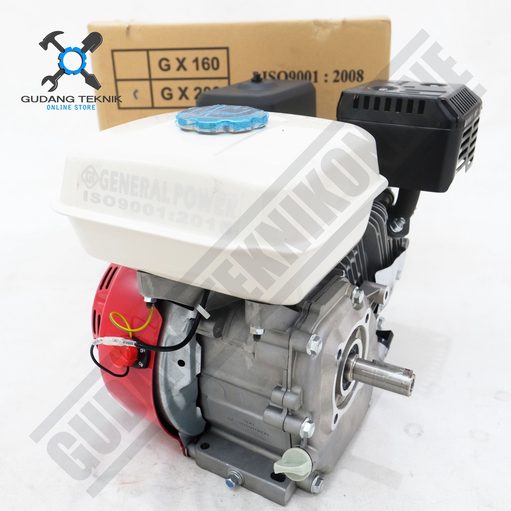 Engine GENERAL GX200 4Tak / Mesin Penggerak Serba Guna 6.5Hp / Engine Gasoline Bensin CX 200 GX160  5.5HP