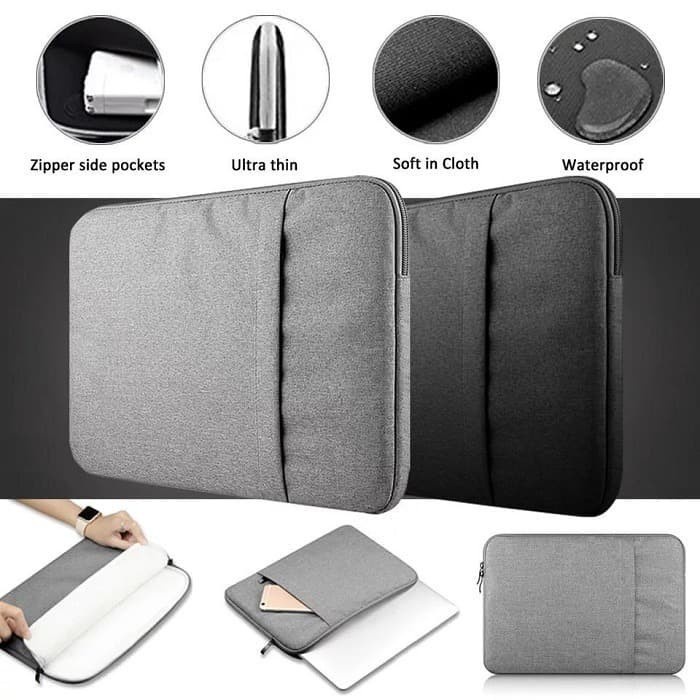 Softcase Nylon 13 inch Sleeve Case / tas laptop