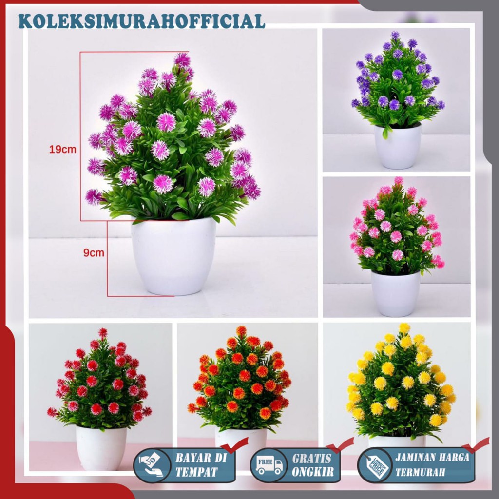 COD BUNGA PLASTIK BUNGA PAJANGAN IMITASI BUNGA ARTIFISIAL BUNGA BONSAI TANAMAN HIAS PLASTIK BP1104