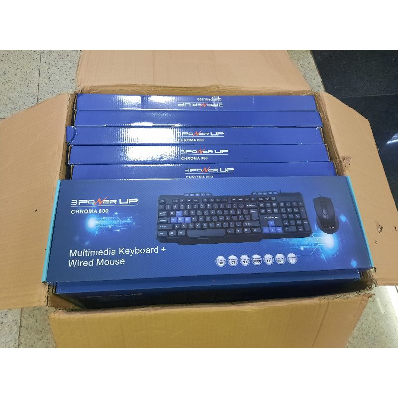 Keyboard Mouse Usb Power Up Chorma 800