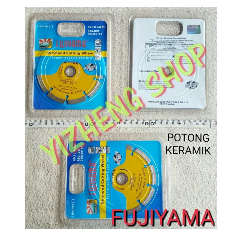 POTONG KERAMIK ( DIAMOND CUTTING WHEEL ) FUJIYAMA KERING