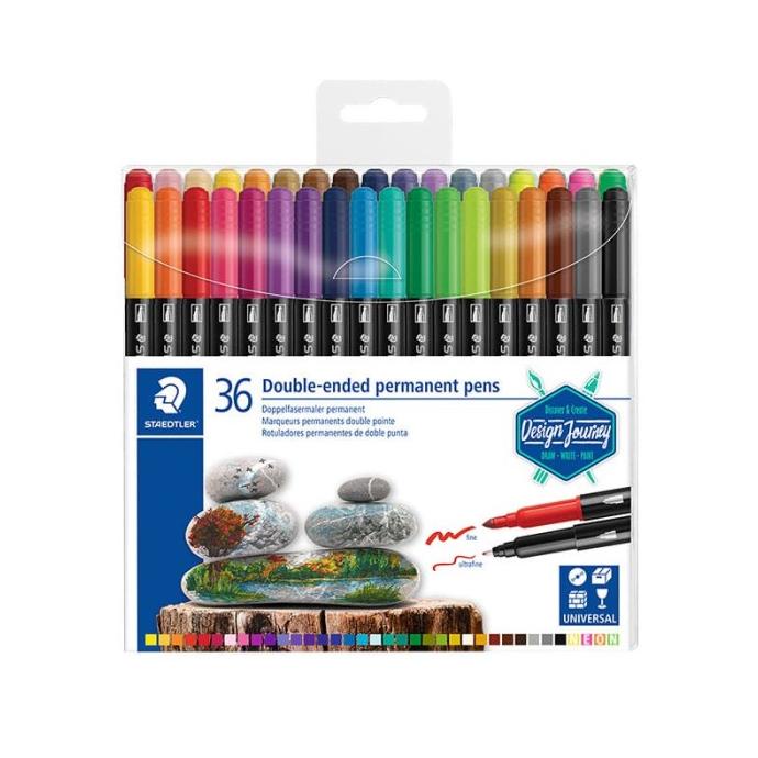 

Staedtler Double-Ended Permanent Pens - 36pcs