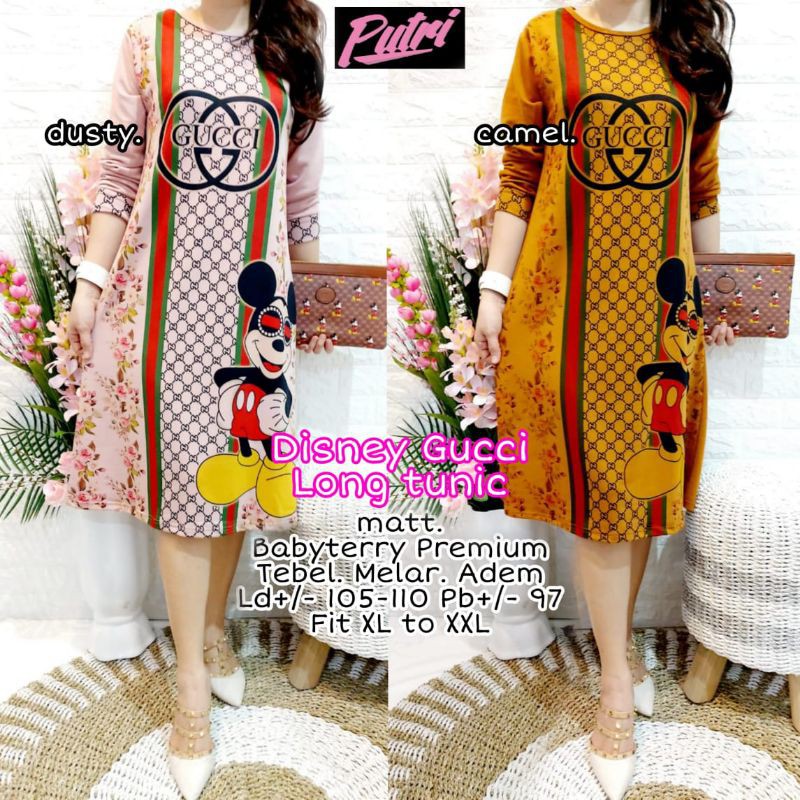 Disney gucci long tunik by putri