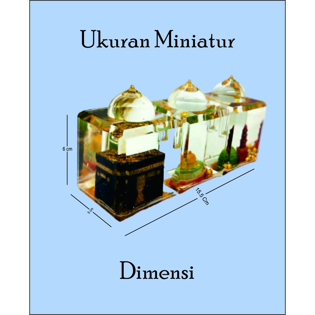 Promo Miniatur 3 Kubah