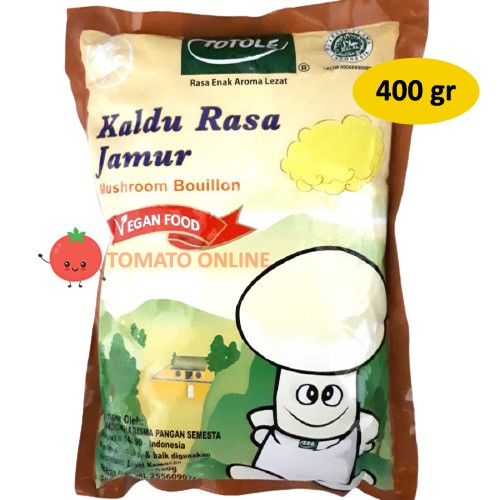 Totole Kaldu Jamur Vegetarin Vege 400 gr gram G / 400gr / 400gram HALAL