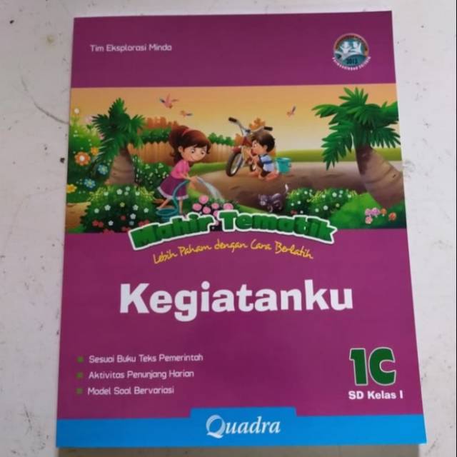 Buku mahir tematik k13 Quadra kelas 1C kegiatanku