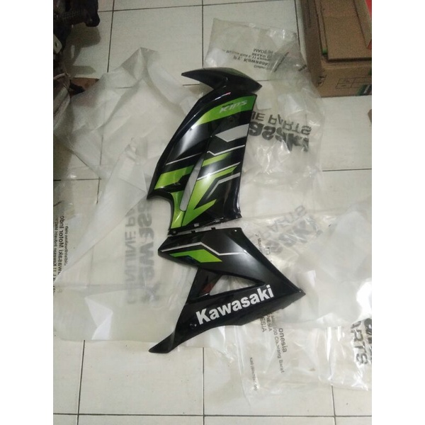 Termurah sayap fairing ninja rr new 2015 kanan atas bawah hijau