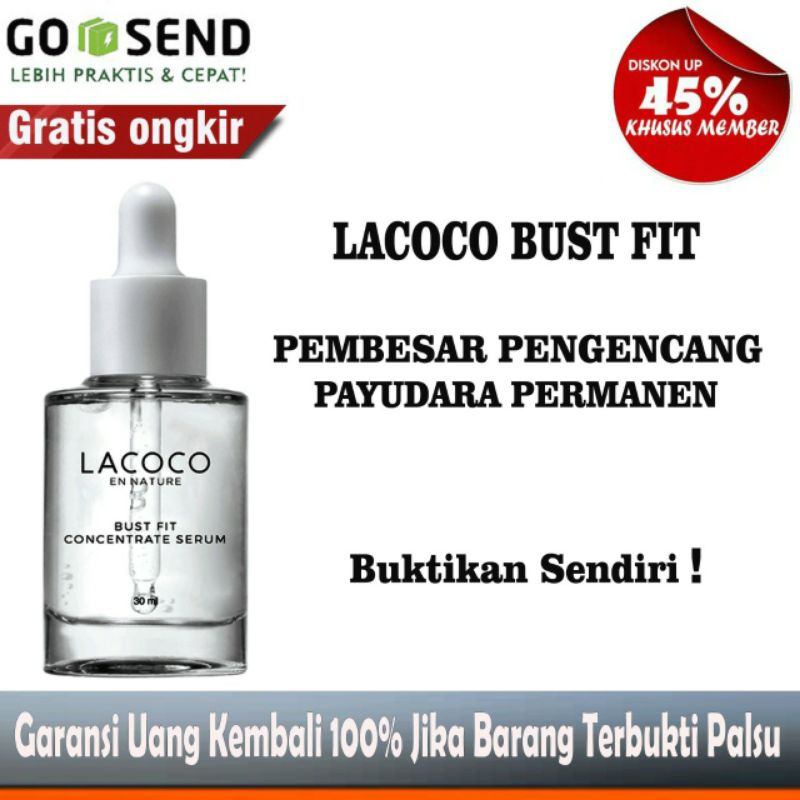 LACOCO BUST FIT / PEMBESAR PAYUDARA / PENGENCANG PAYUDARA / PEMBESAR PAYUDARA AMPUH / PENGENCANG PAY