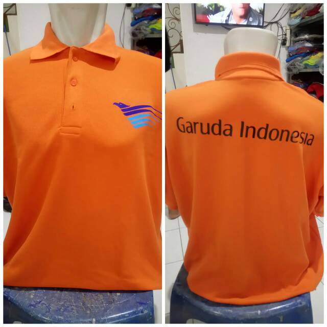 BIG SIZE 3XL-7XL...kaos kerah/polo shirt/baju keren GARUDA INDONESIA 02