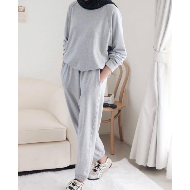 Training set ASH GREY by hijab nueta