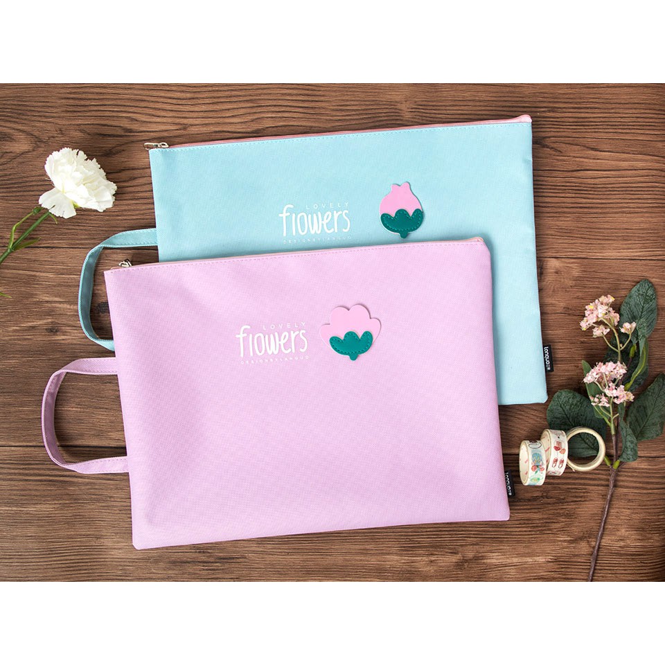 

Lovely Flowers Tote Folder A4 / Tas Dokumen