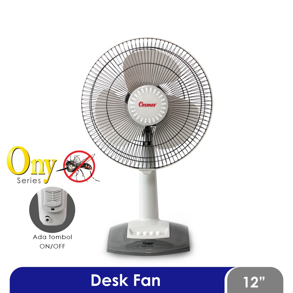OK Kipas Angin Desk Fan Cosmos 12-DAR N ONY / Kipas Angin Meja Cosmos 12 Inch + Obat Nyamuk
