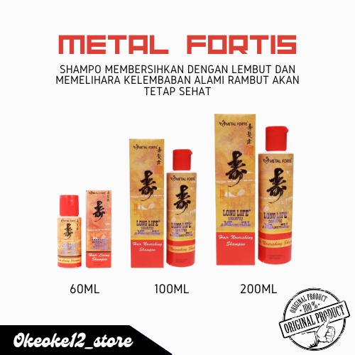 Shampoo Metal Merah- Rambut Cepat panjang