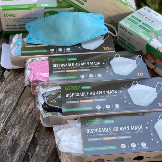 MASKER MEDIS VPro 4D 4Ply PREMIUM 1 BOX