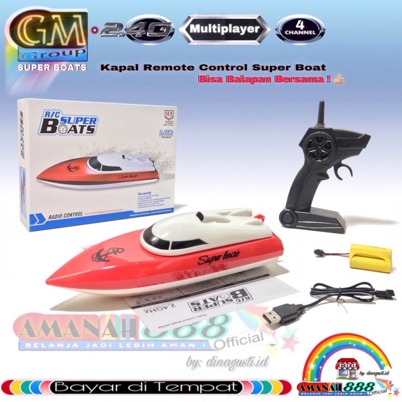 Jual Speed Boat Remote Control 2.4GHz 