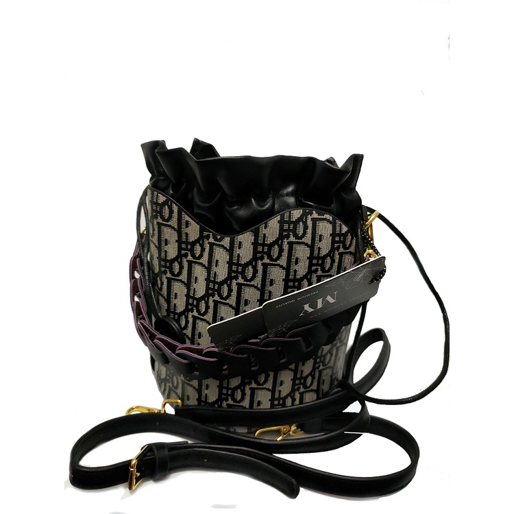 Tas Selempang Serut wanita MY motif DR Tabung