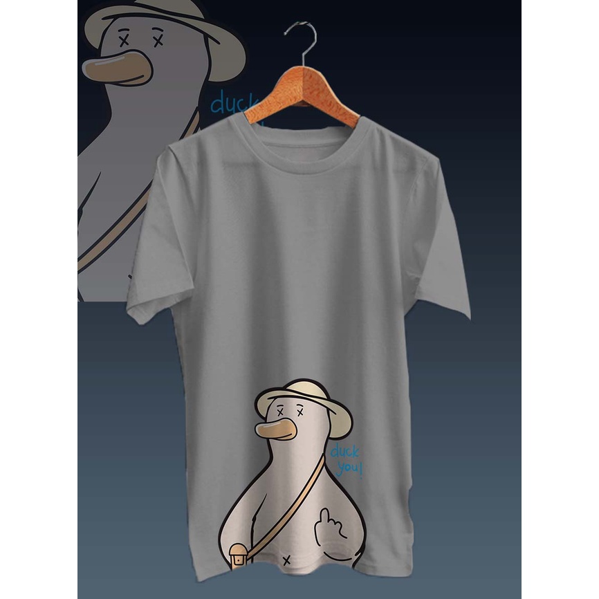 BAJU KAOS DISTRO PRIA DUCK YOU /KAOS PRIA/KAOS DISTRO/KAOS MURAH PRIA/UNISEX/COTTON COMBED 30s