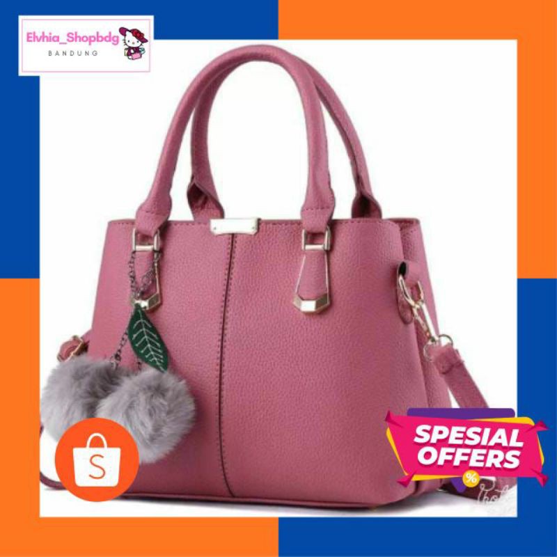 [ COD ] TAS SELEMPANG WANITA IMPORT KULIT JERUK