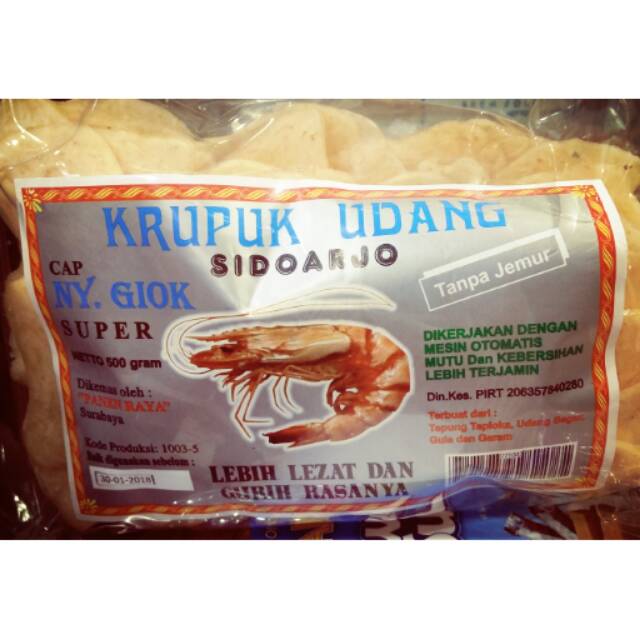 

Krupuk Udang Super "NY. GIOK
