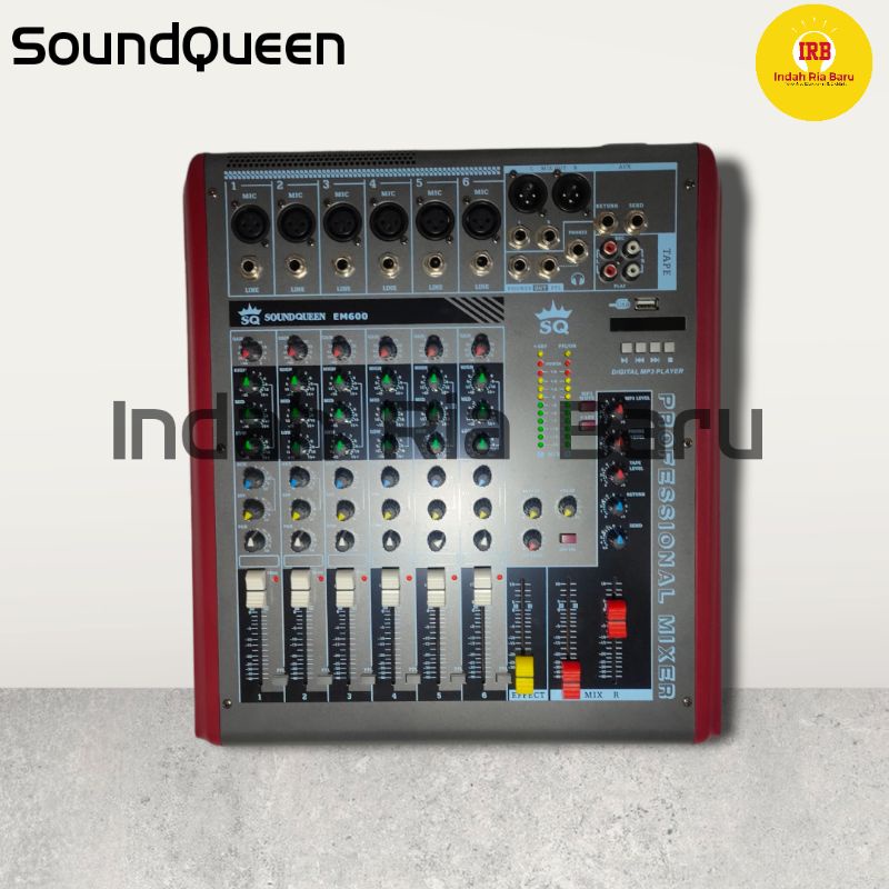 Mixer SoundQueen Em600 6 Channel