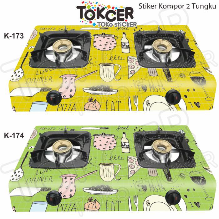  Stiker  Kompor  2 Tungku Masterchef Shopee  Indonesia