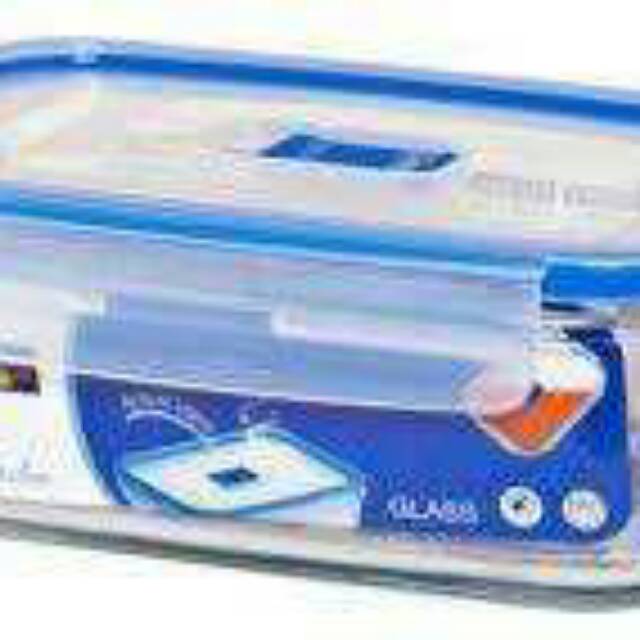 Tempat penyimpan makanan pure box active rectangular luminarc 82-122-197cl