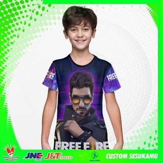 BISA COD BAJU  ANAK  FREE FIRE DJ ALOK Jersey Anak  Esport 