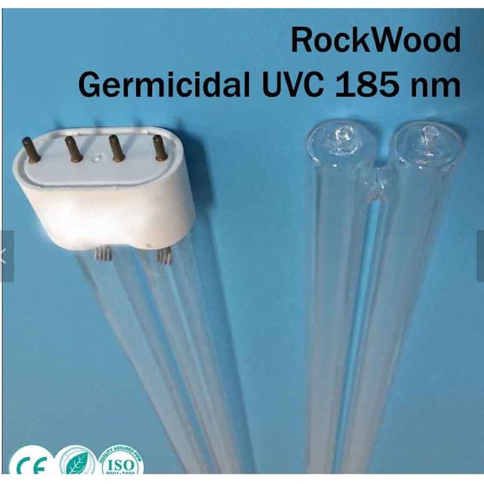 Lampu UV C Gemicidal Type U Sterilisasi dengan Ozone Rockwood