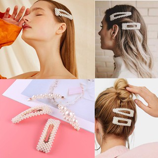 Mutiara Jepit Rambut  Wanita  Hairclip Fashion  Korea 2021  