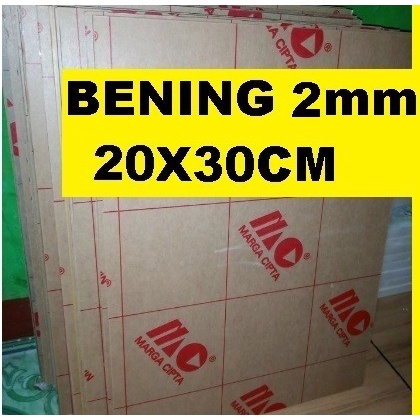 

Acrylic - Akrilik - Bening merk MARGA CIPTA tebal 2mm ukuran 20x30cm