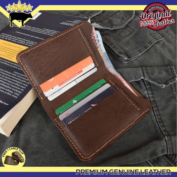 dompet pria kulit asli crazy horse
