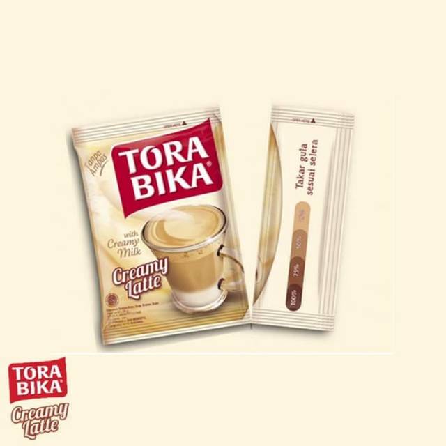 Tora bika cremy latte sachet (renceng)