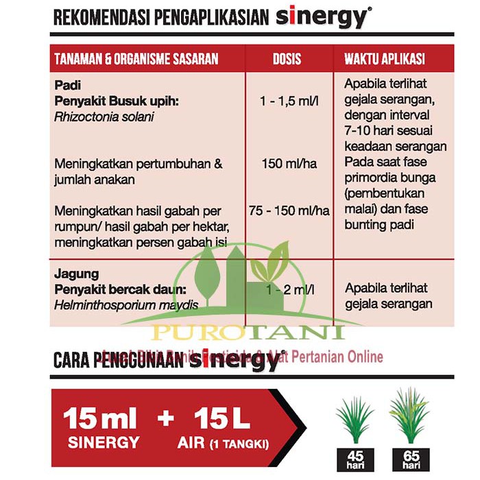 Fungisida Sinergy 300 EC 250 Ml