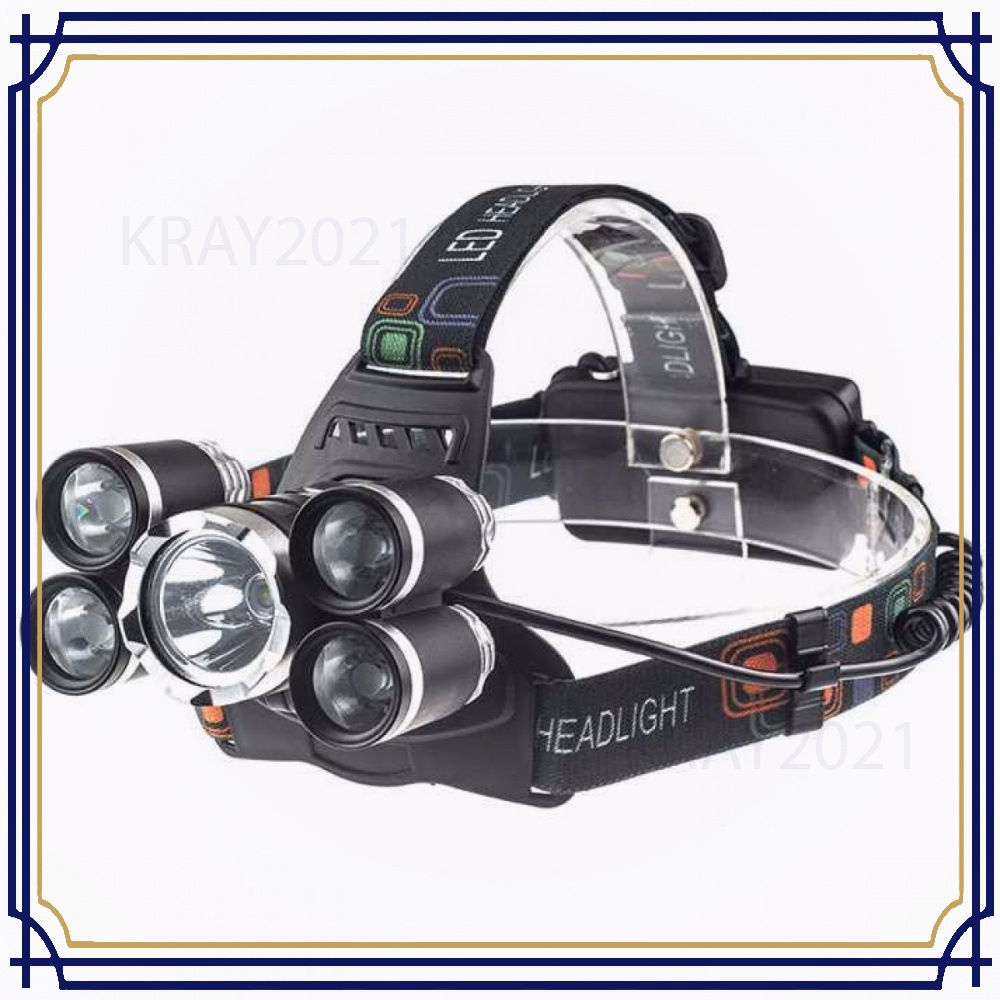 TaffLED Headlamp Cree XM-L 1T6+4XPE 1600 Lumens - LDL5T