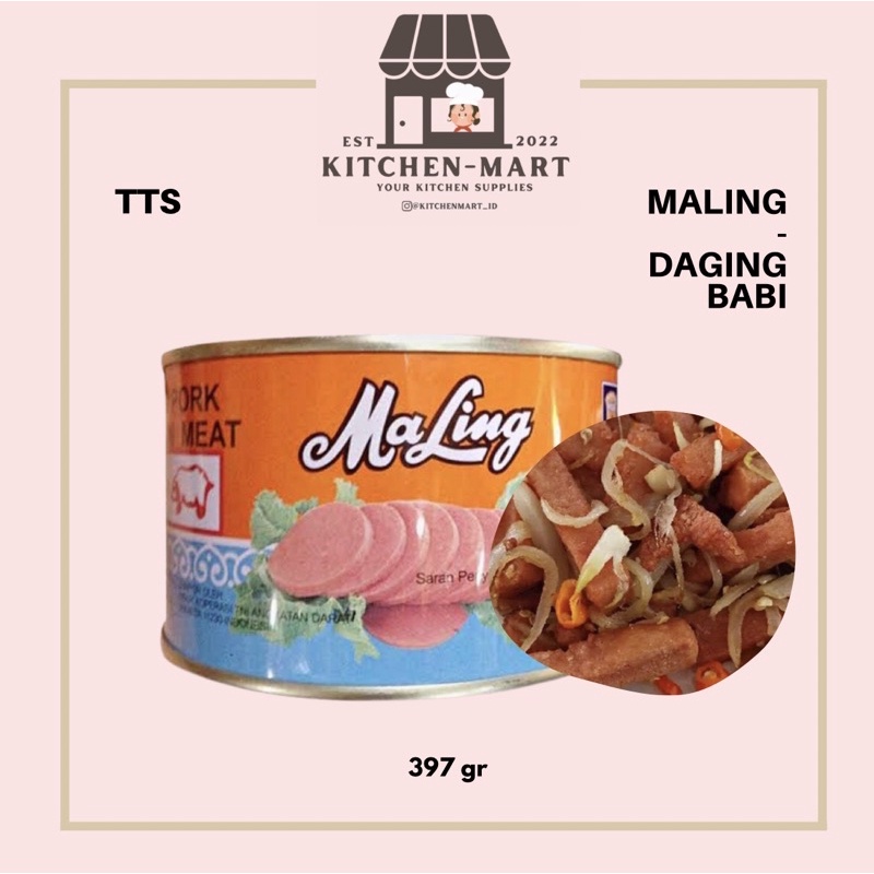 

TTS HAM MALING DAGING BABI LUNCHEON PORK MEAT 397gr