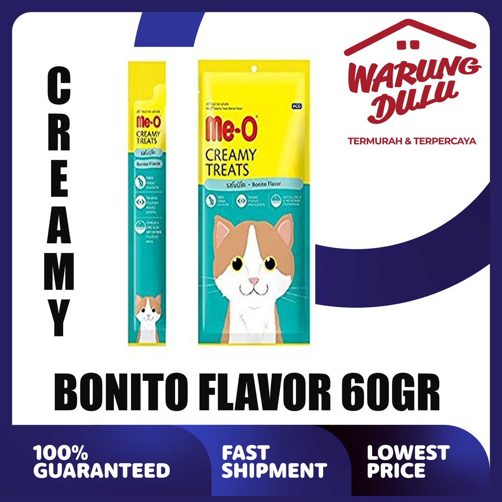 MEO CREAMY TREATS BONITO FLAVOR 60GR