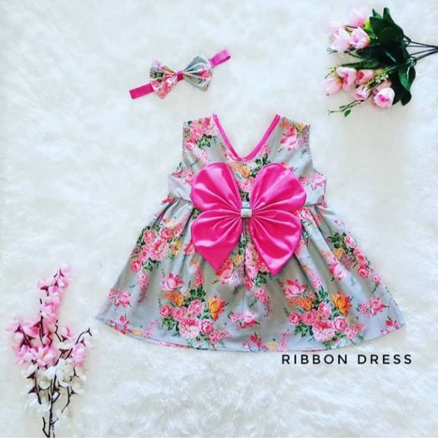 ribbon dress