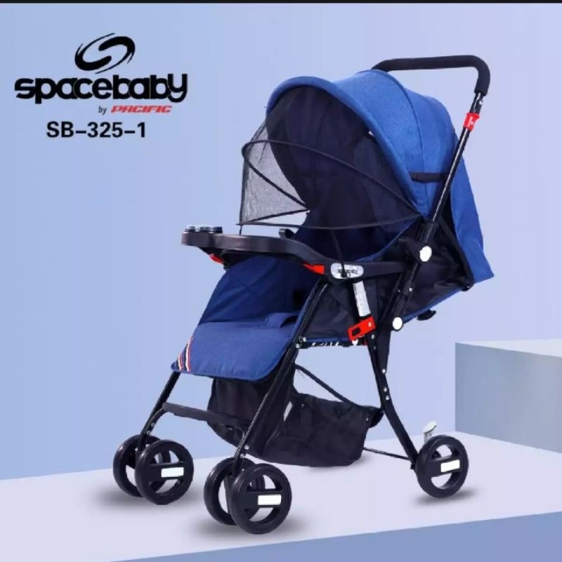 STROLLER SPACEBABY SB-325-1 POSISI BISA MENGHARAP DEPAN DAN BELAKANG | STROLLER ANAK