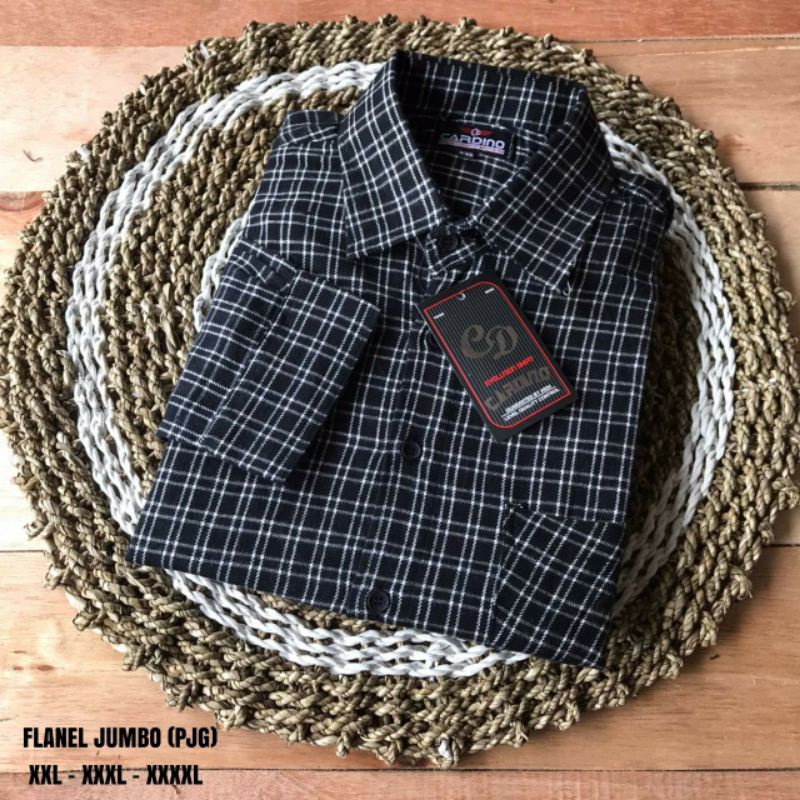 Kemeja flanel pria lengan panjang  jumbo size XXL - XXXL HEM PRIA KOTAK KOTAK SLIMFIT BIGSIZE DISTRO