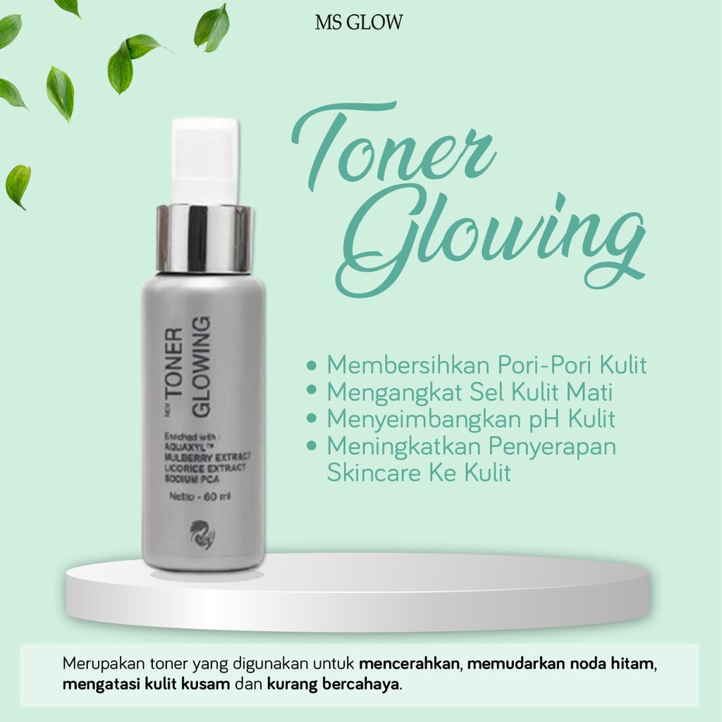 Ms GlowToner Glowing  Toner Glowing Original 100%