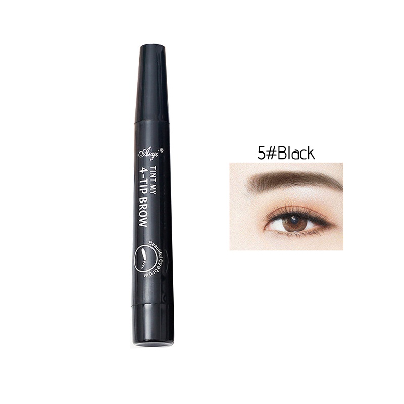 Pensil Alis Waterproof Dan Tahan 3D Eyebrow Pen Original 4 Warna Pencil Alis