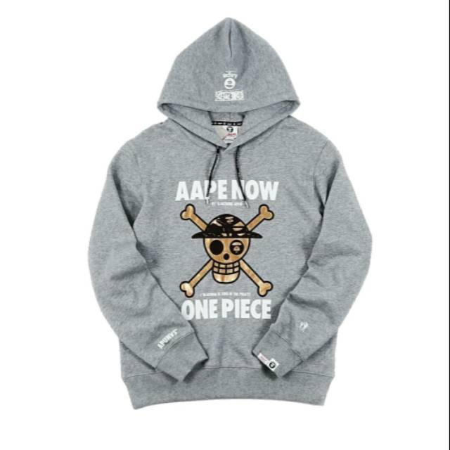 Hoodie Aape by Bathing Ape X One Piece X Bone Hoodie