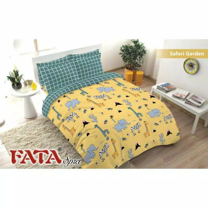 Bedcover Fata Set King Size 180x200 Motif Terbaru Seprai Anti Luntur