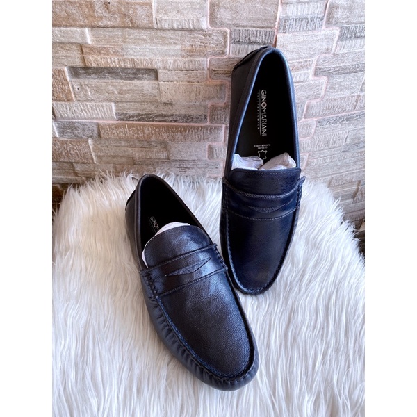 PSPGN.CO | SEPATU PRIA ORIGINAL BRANDED GINO MARIANI PRIMO SLIP ON LOAFER KASUAL IN BLACK STOCK MALL