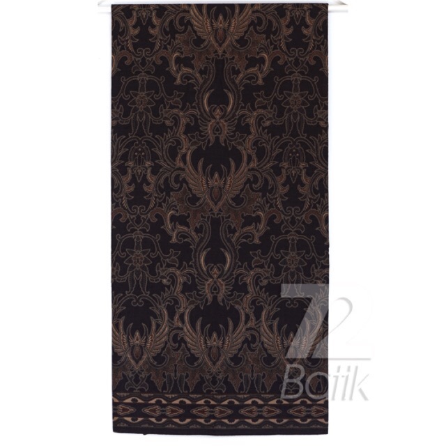 KAIN BATIK PREMIUM Bahan Katun Warna Hitam Item Black 723931 Cap 72 Jarik Jarit Samping Kebat Panjang Batik Katun Modern Premium Bahan Seragam Batik Pernikahan Kantor Keluarga Murah Kamen Jadi Batik Bali Lembaran