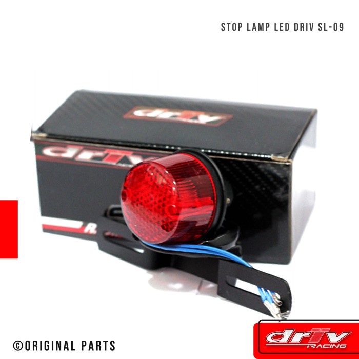 lampu Stop motor variasi jab style jap style bulat merah led